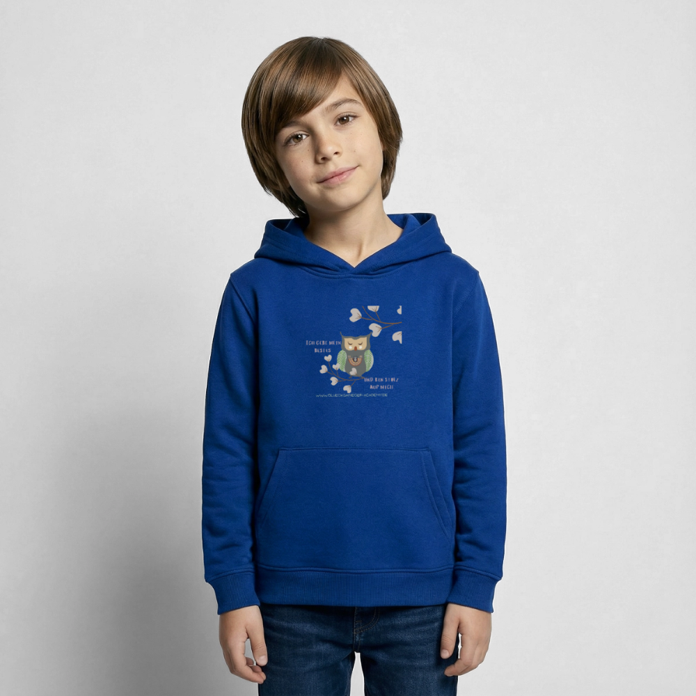 Glückskrieger Hoodie – Stark & Mutig - bright royal