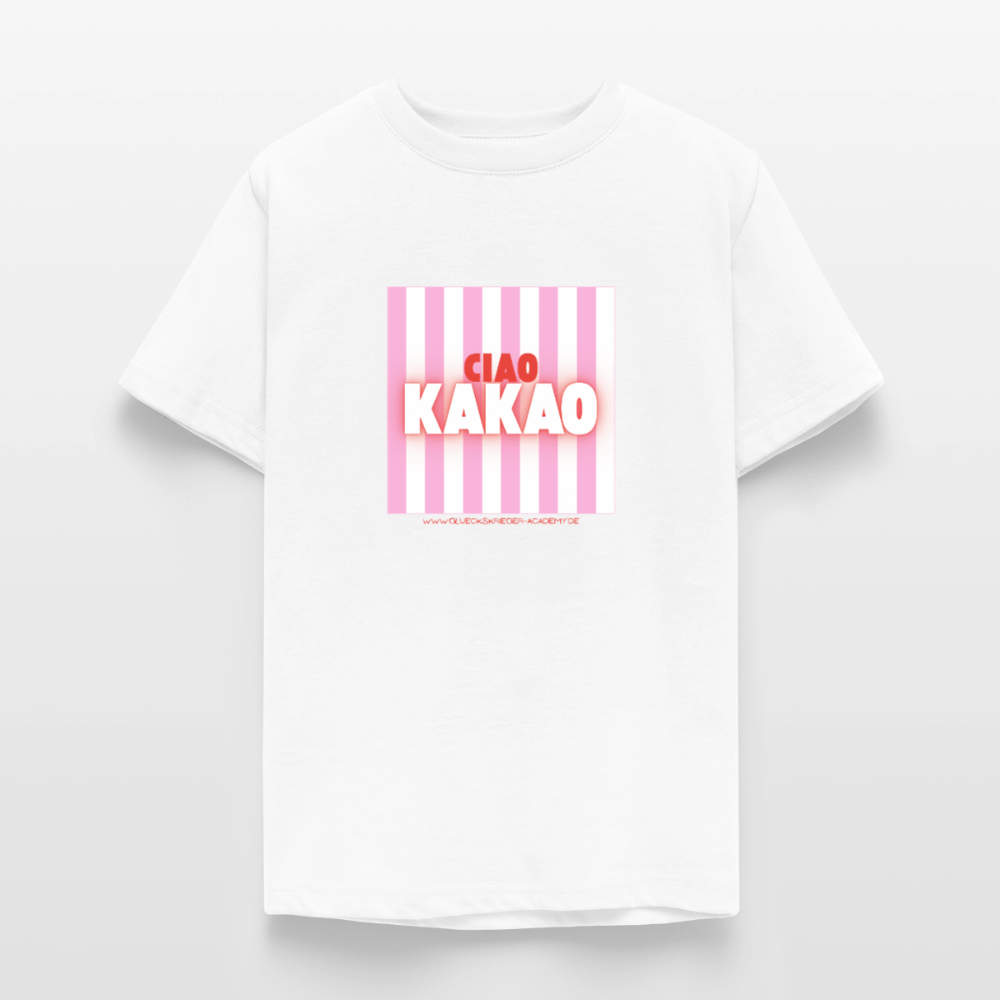 T-Shirt für Teens- Ciao Kakao - white