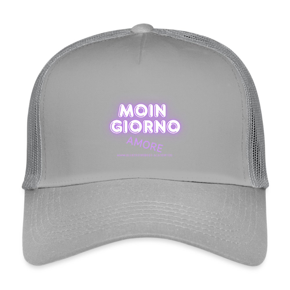 Kids’ Trucker Cap-Moin - light grey