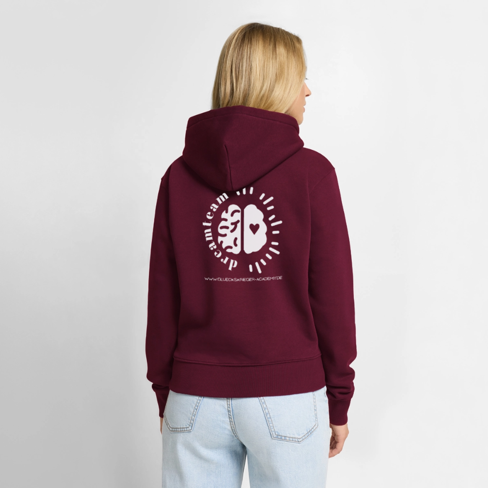Damen Hoodies – Dreamteam - burgundy