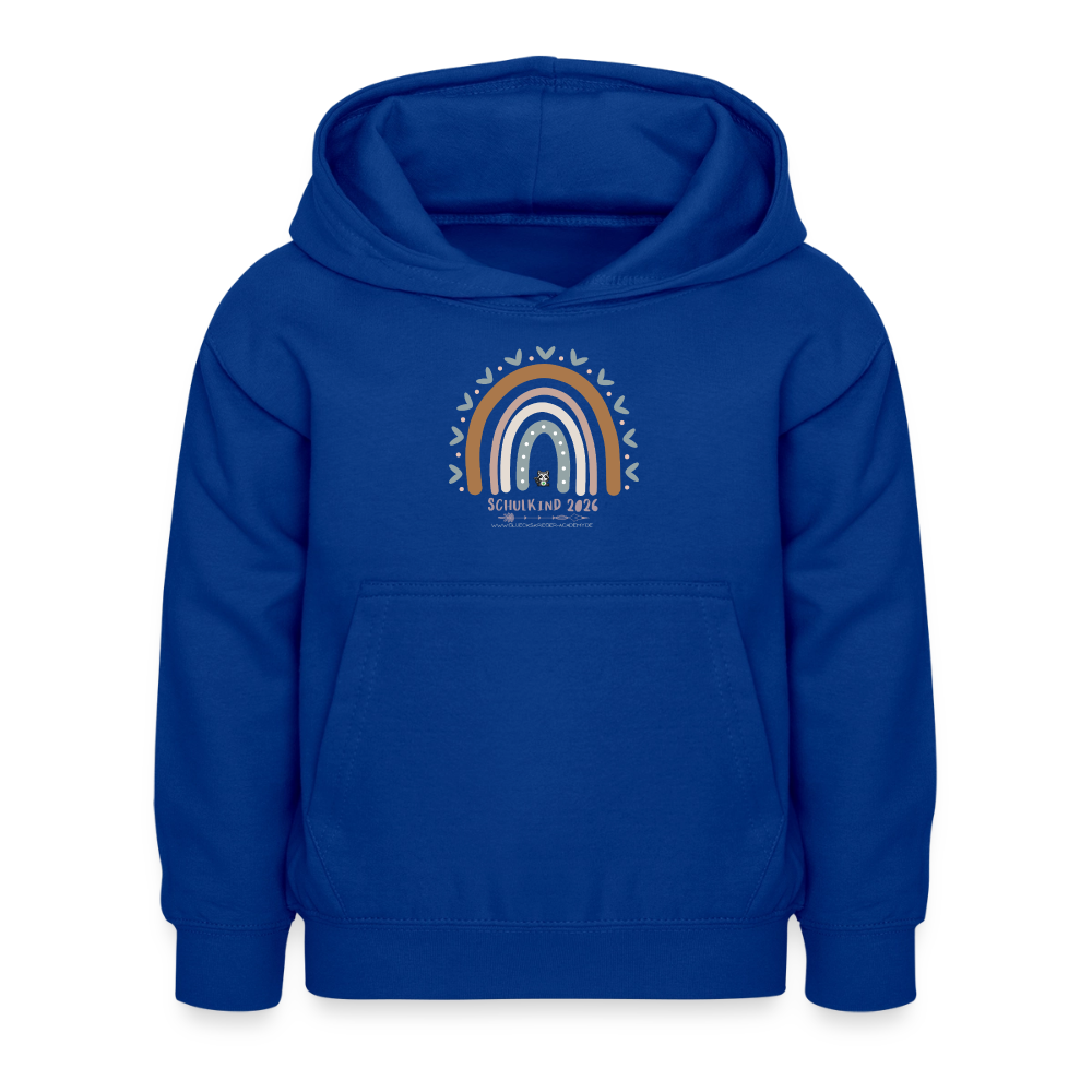Glückskrieger Hoodie – Schulkind 2026 - bright royal