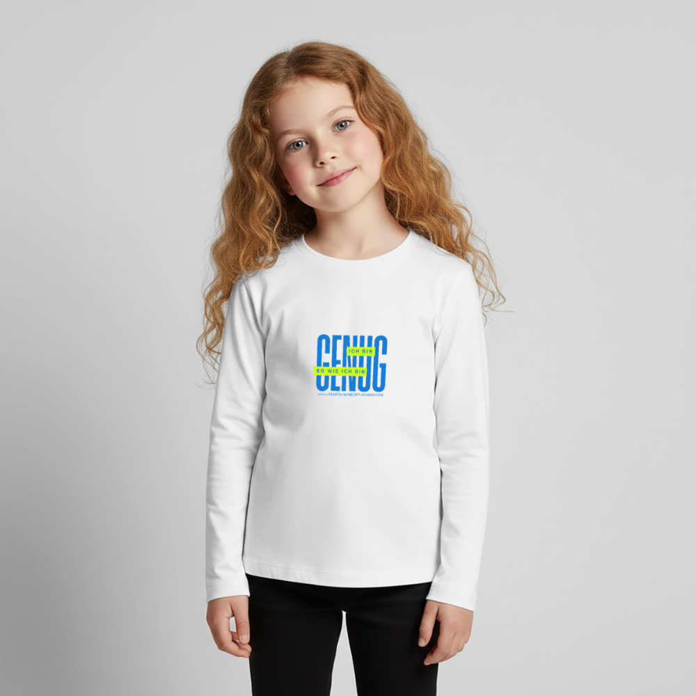 Langarmshirt für kleine Glückskrieger - white