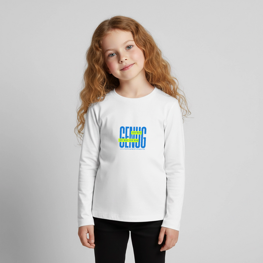 Langarmshirt für kleine Glückskrieger - white