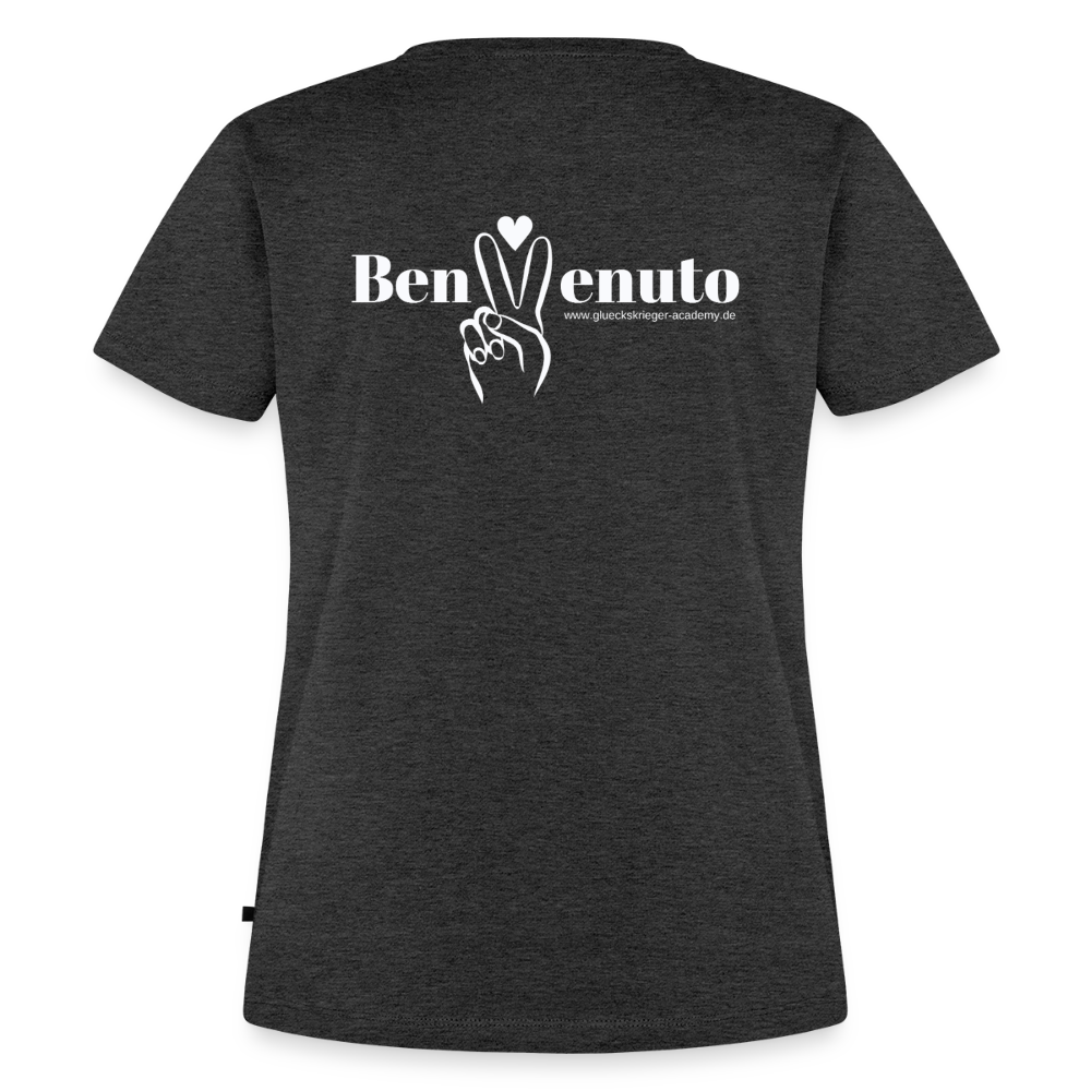 Damen Shirt 2- Benvenuto - heather anthracite
