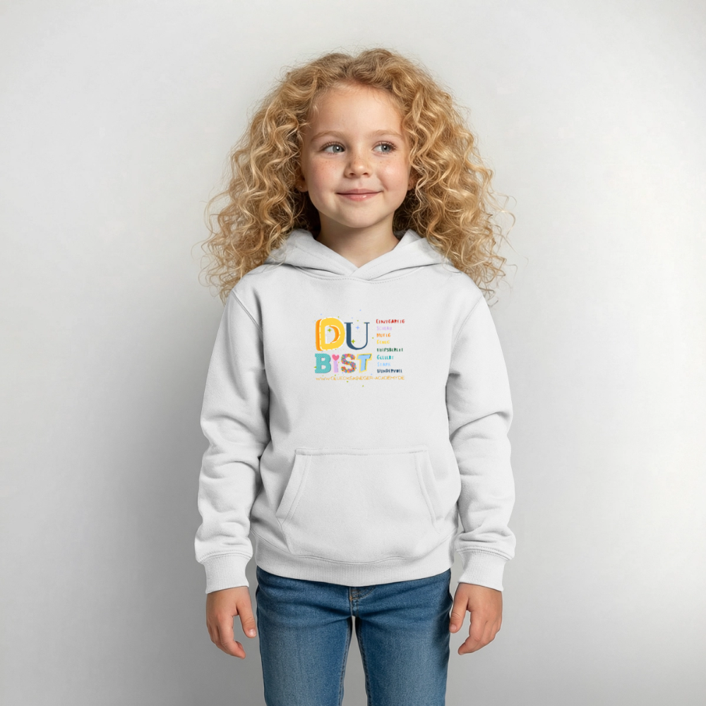 Glückskrieger Hoodie – Du bist... - white