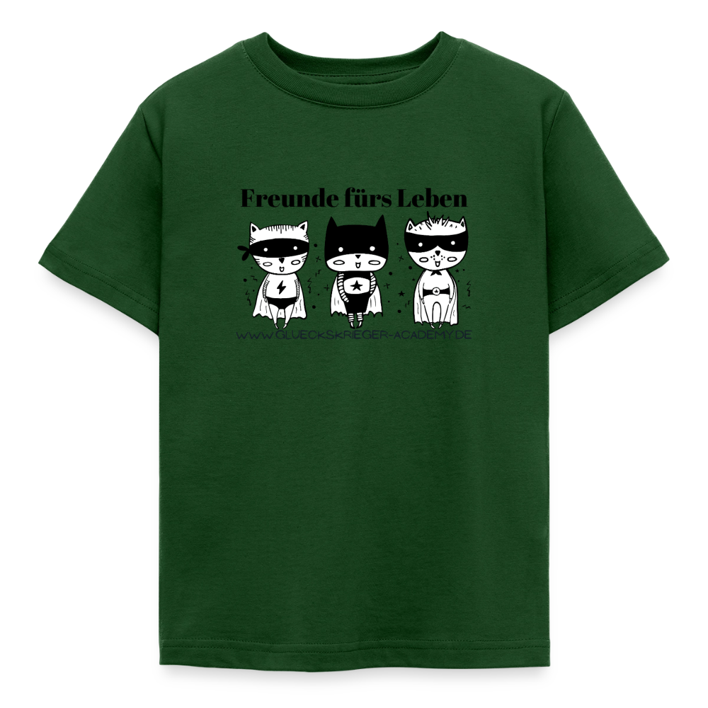 Kinder Shirt - Freunde fürs Leben - forest green