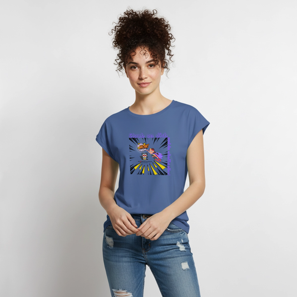 Damen Shirt - stone blue