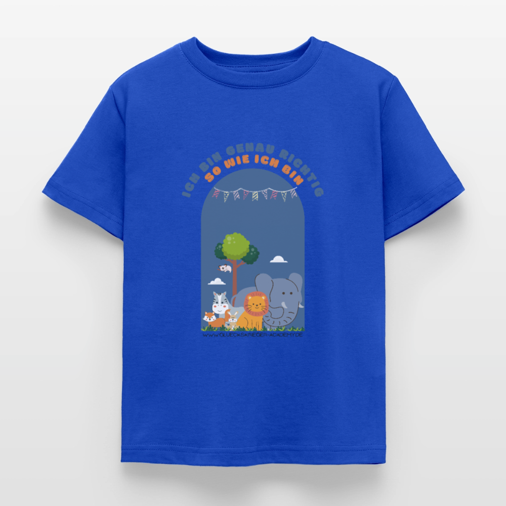 Kinder Shirt - Ich bin... - royal blue