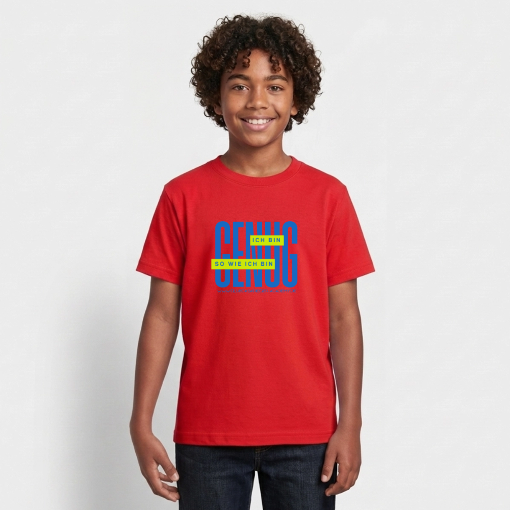 T-Shirt für Teens- Genug - red