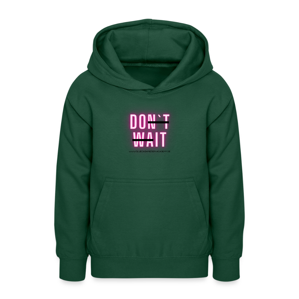 Glückskrieger Hoodie  für Teens– Do it - bottle green