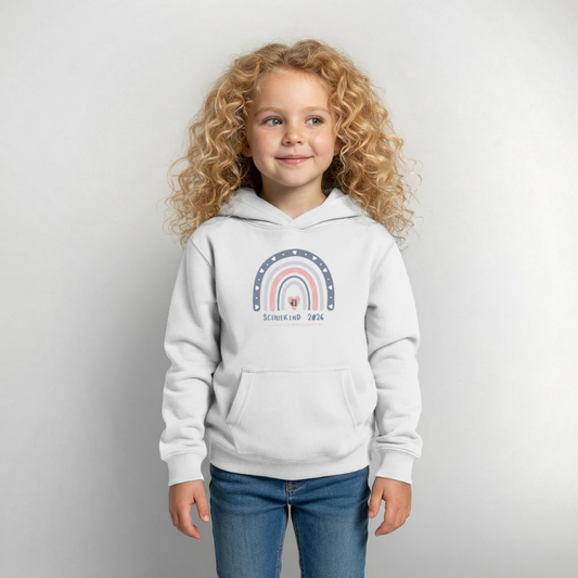 Glückskrieger Hoodie – Schulkind 2026 - white
