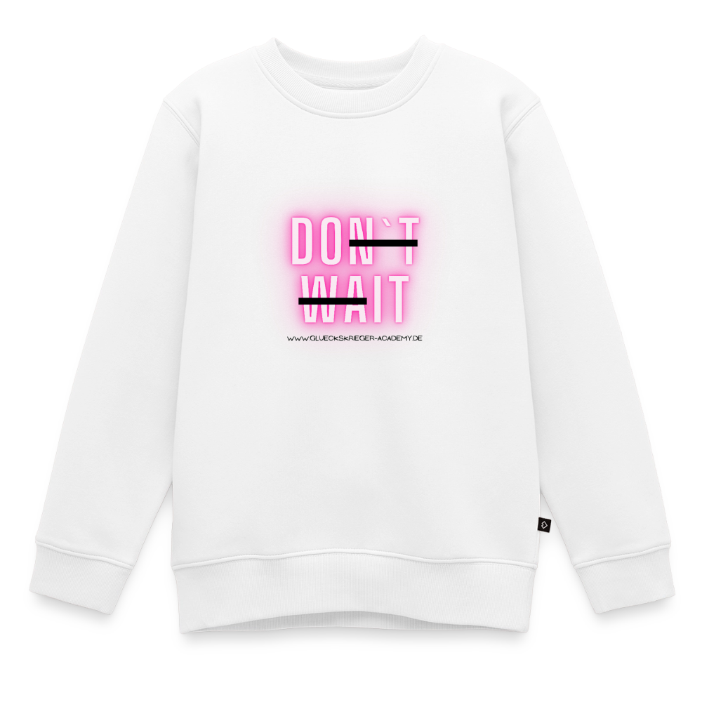 Glückskrieger Kinder Pullover – Do it - white