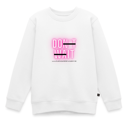 Glückskrieger Kinder Pullover – Do it - white