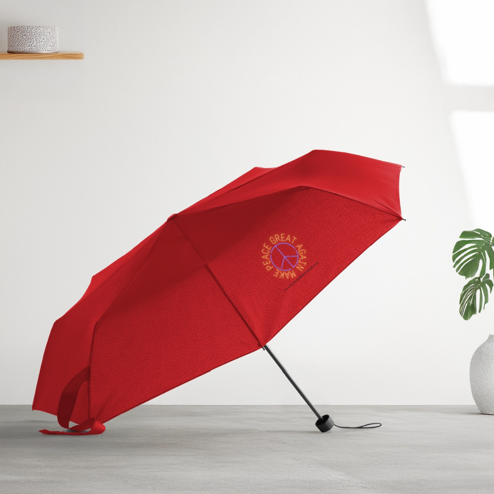 Glückskrieger Regenschirm – Stark durch jedes Wetter - red