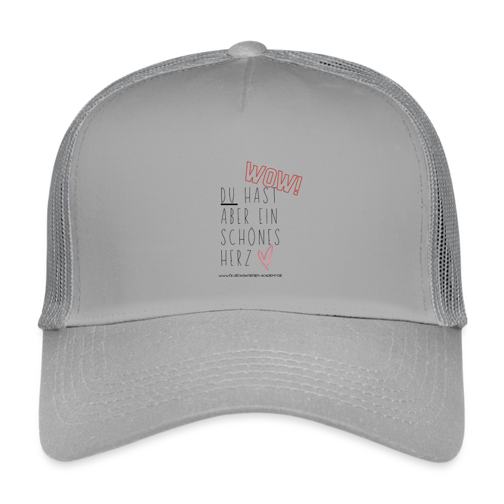 Kids’ Trucker Cap-Herz - light grey