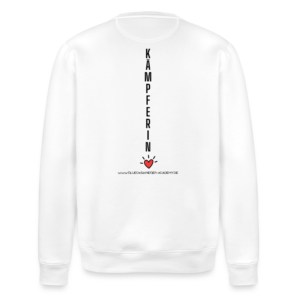 Damen Pullover-Kämpferin - white