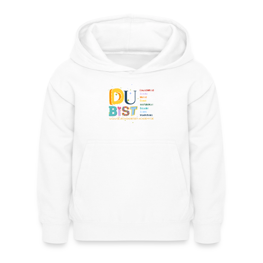 Glückskrieger Hoodie – Du bist... - white
