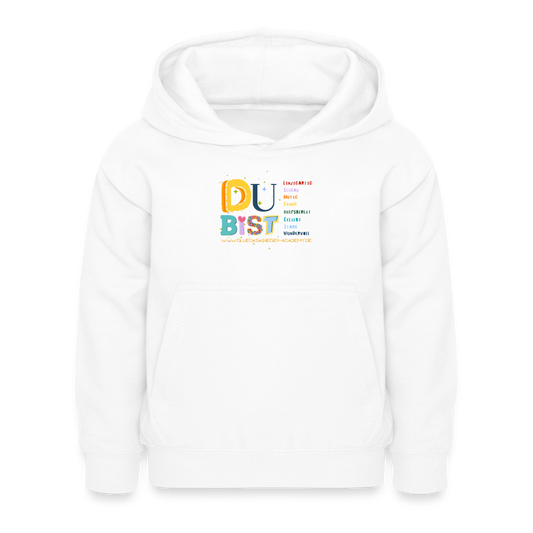 Glückskrieger Hoodie – Du bist... - white
