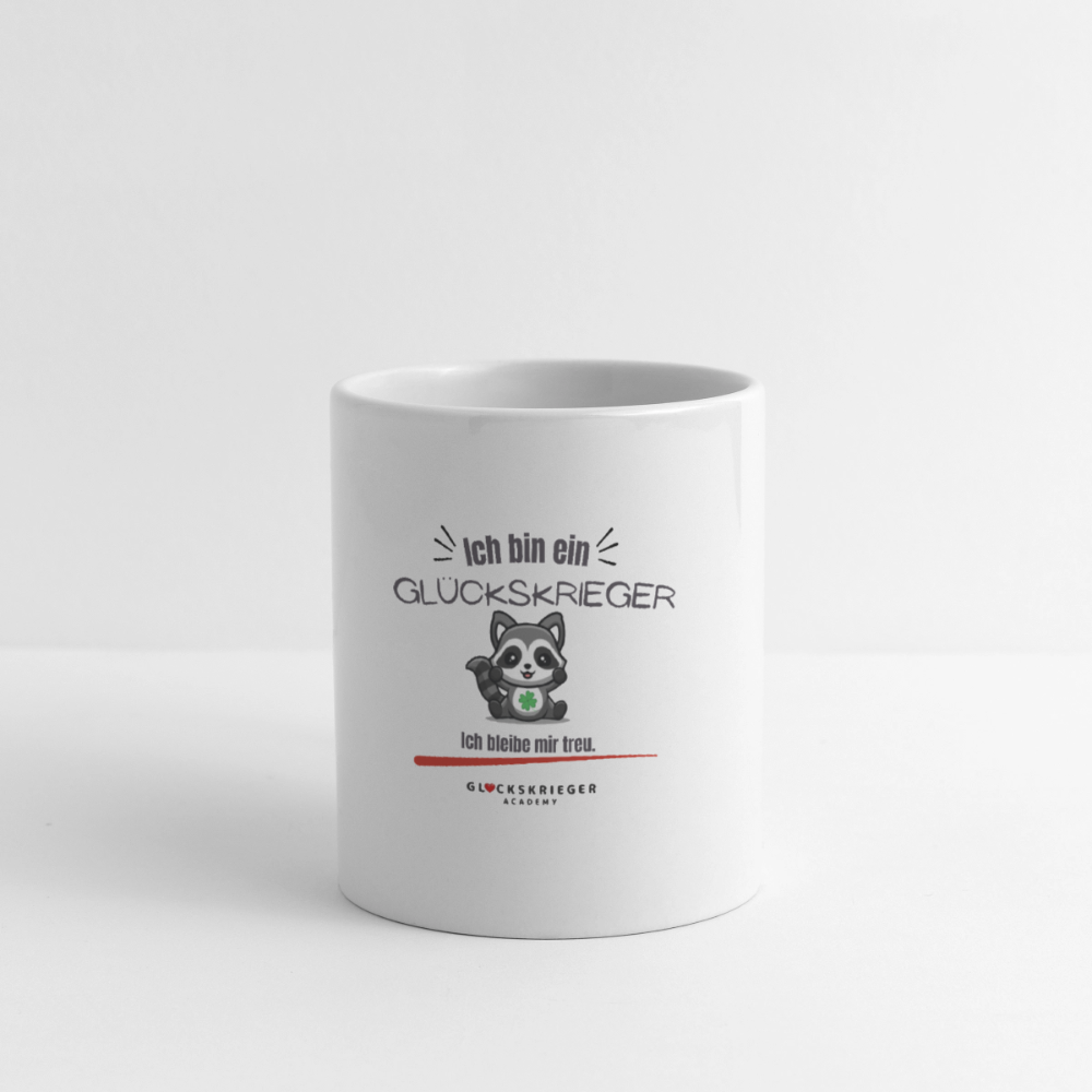 Glückskrieger Tasse – Dein täglicher Begleiter - white