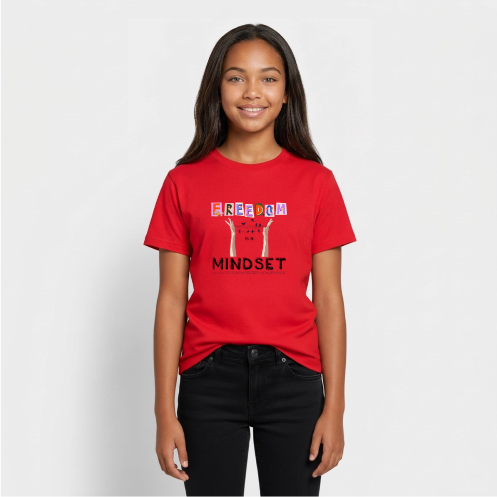 T-Shirt für Teens- Freedom - red