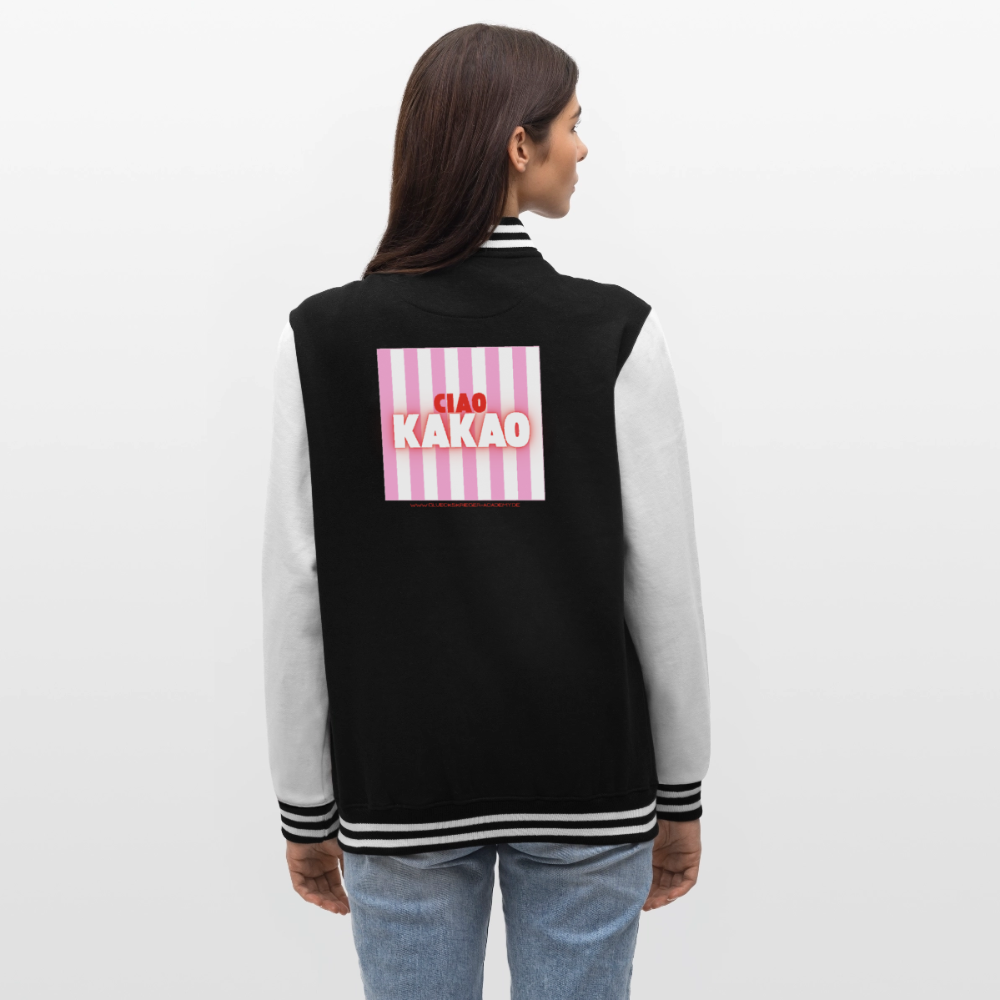 College Jacke –Ciao Kakao - black/white