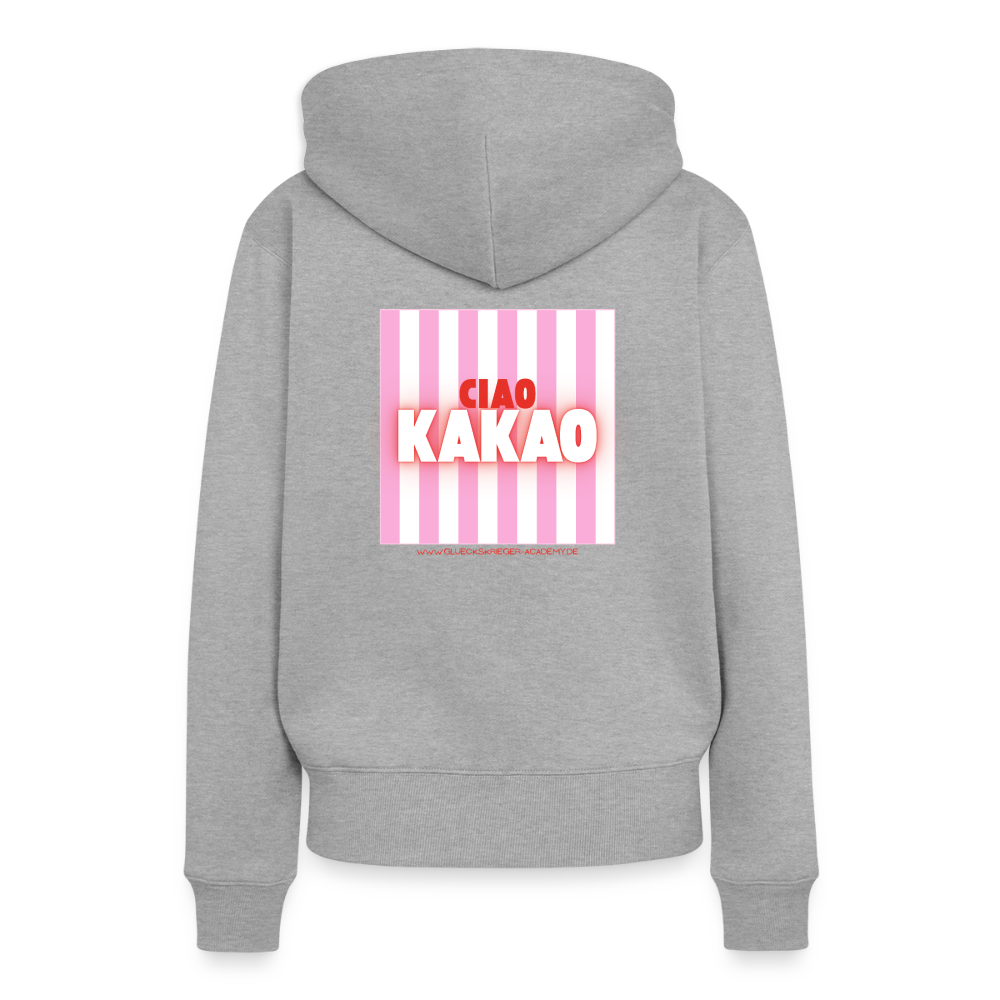 Damen Hoodies – Ciao - heather grey