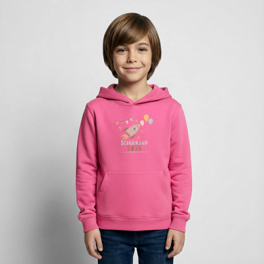 Glückskrieger Hoodie – Schulkind 2026 - pink