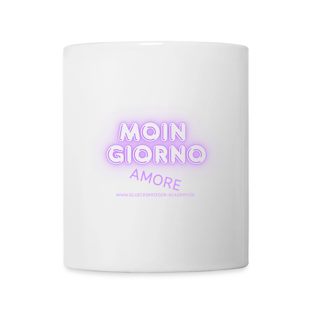 Glückskrieger Tasse – Moin - white