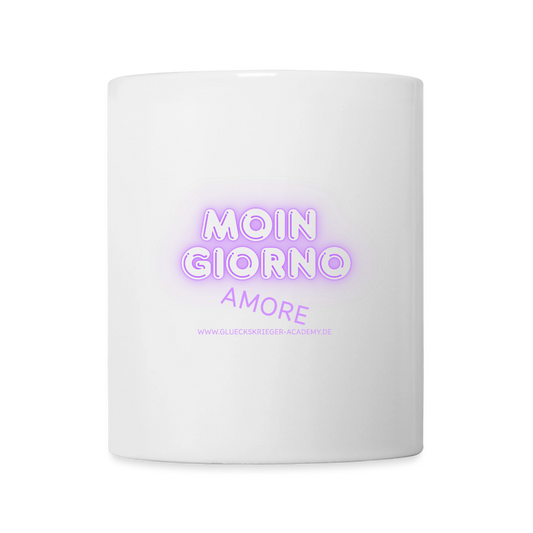 Glückskrieger Tasse – Moin - white