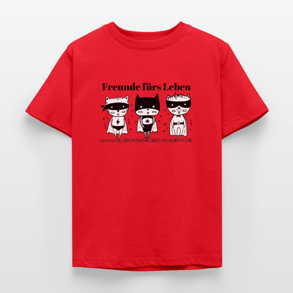 Kinder Shirt - Freunde fürs Leben - red