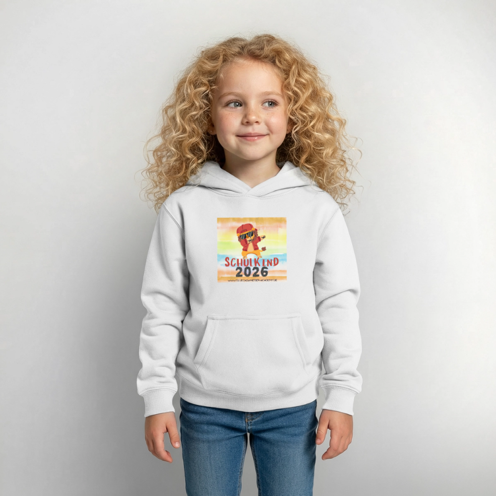 Glückskrieger Hoodie – Schulkind 2026 - white