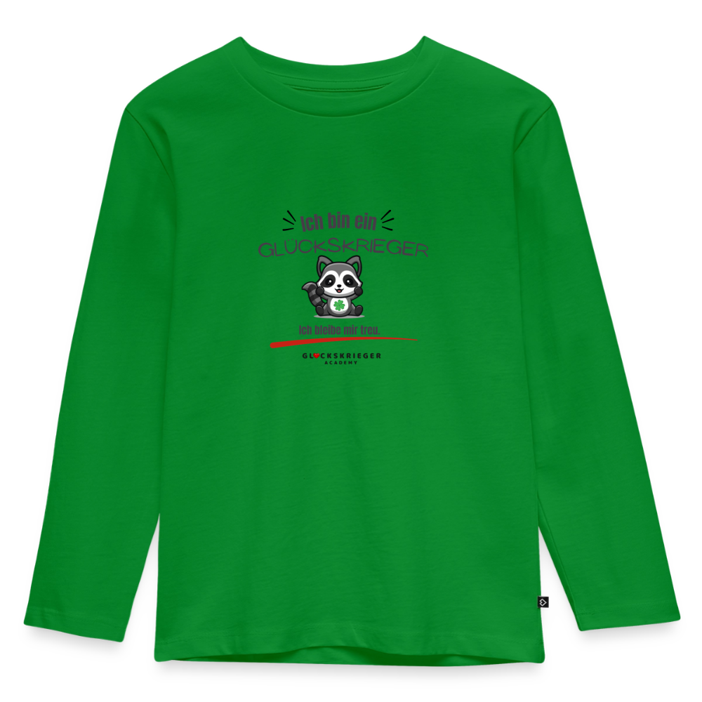 Langarmshirt für kleine Glückskrieger - green