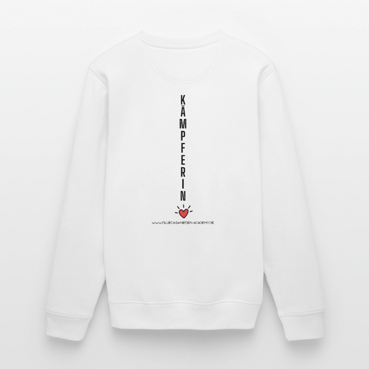 Damen Pullover-Kämpferin - white