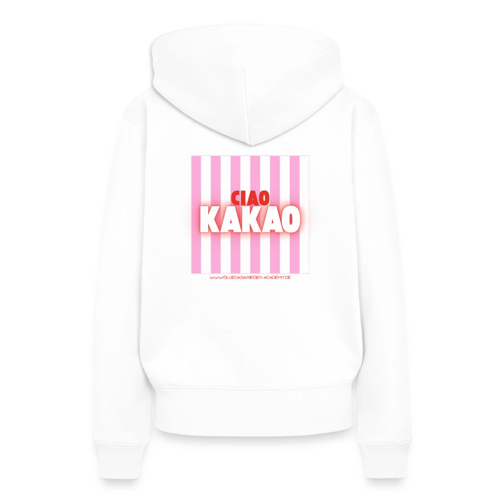 Damen Hoodies – Ciao - white