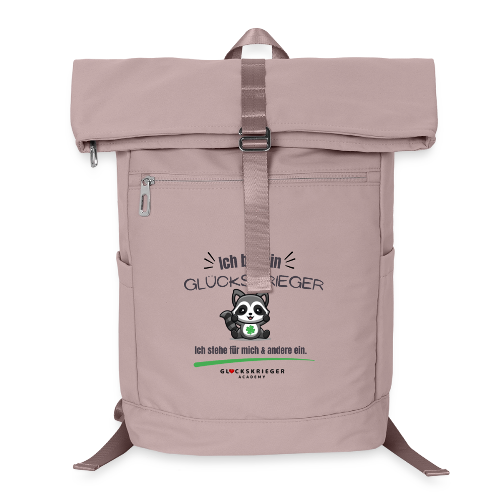 Glückskrieger Premium Rucksack - old pink 