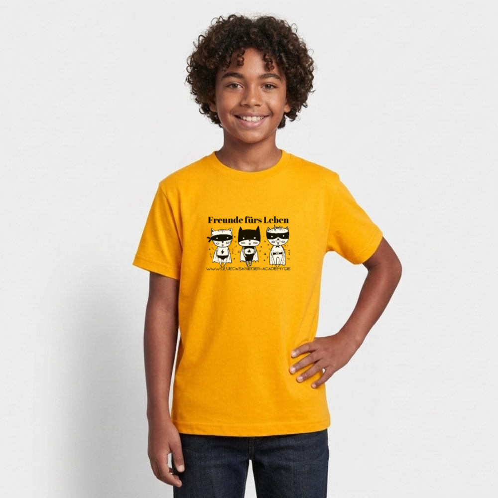 T-Shirt für Kids- Freunde fürs Leben - gold