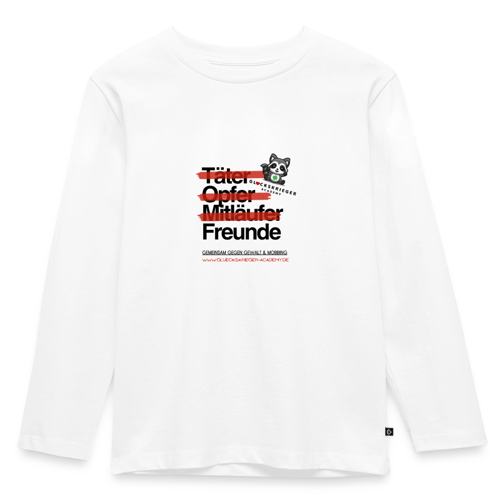 Langarmshirt für kleine Glückskrieger - white