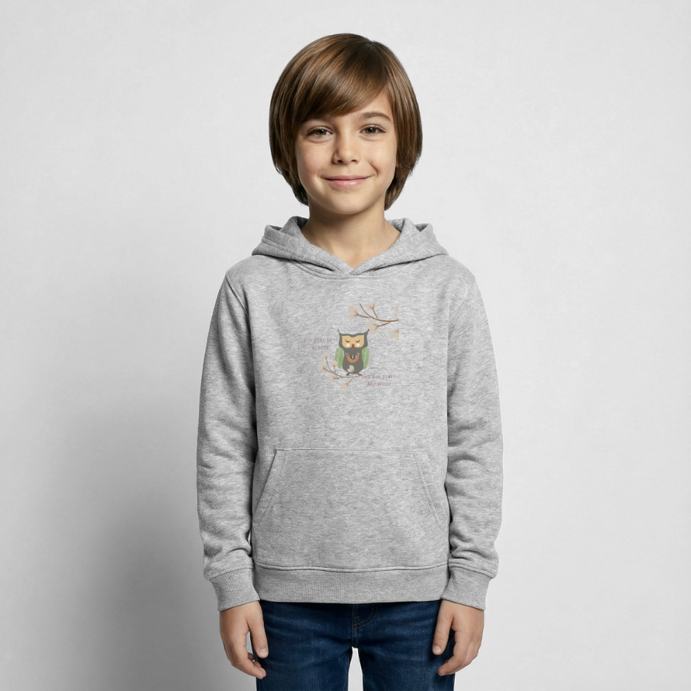 Glückskrieger Hoodie – Stark & Mutig - light heather grey
