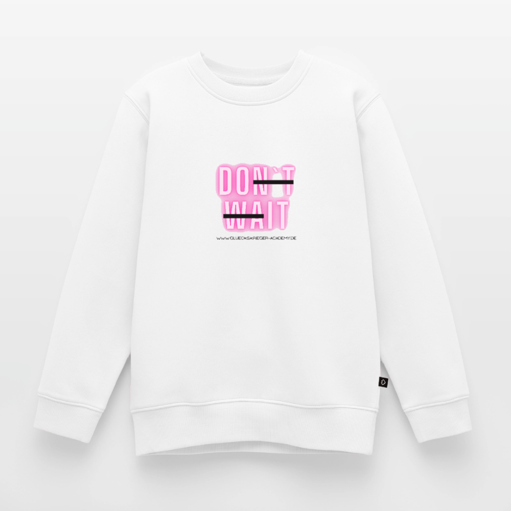 Glückskrieger Kinder Pullover – Do it - white