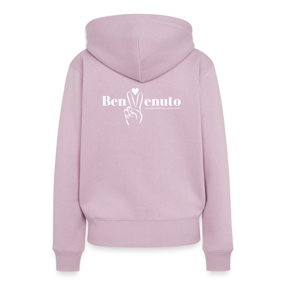 Damen Hoodies – Benvenuto - dusky pink