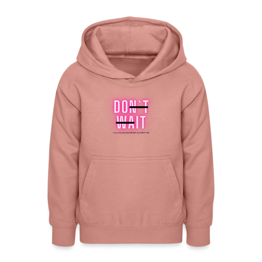 Glückskrieger Hoodie  für Teens– Do it - dusky rose