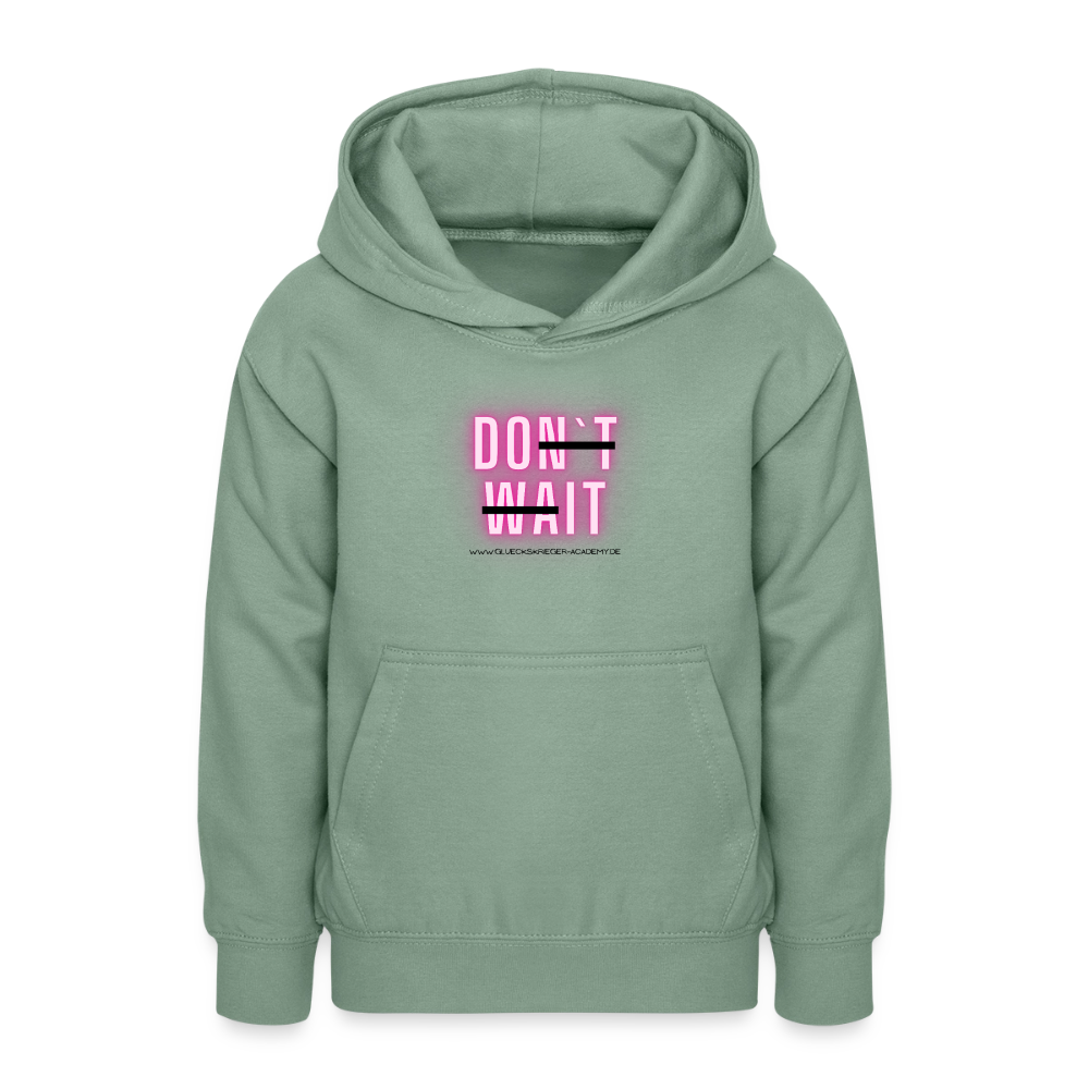 Glückskrieger Hoodie  für Teens– Do it - steel green