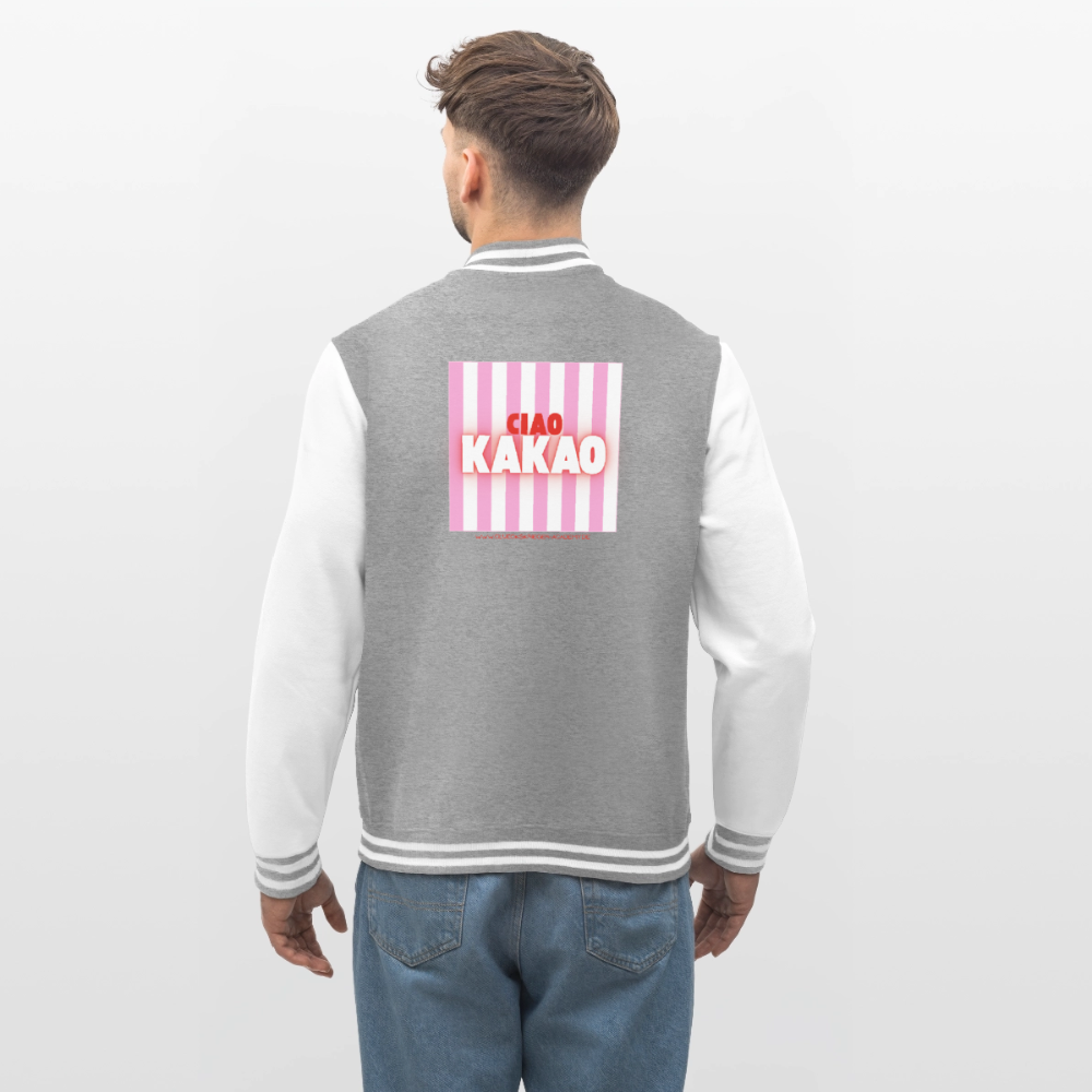 College Jacke –Ciao Kakao - heather grey/white