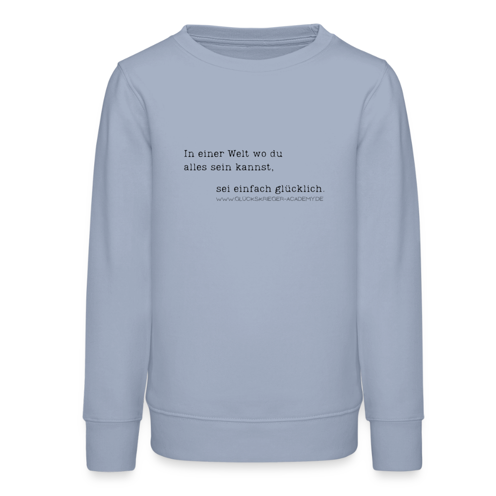 Glückskrieger Teens Pullover – Glücklich - lavender-violet