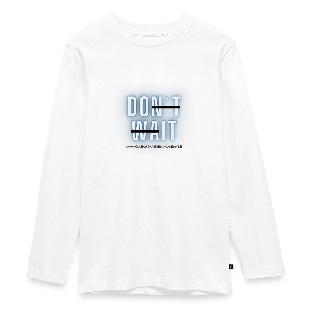 Langarmshirt für coole Teens-Do it - white