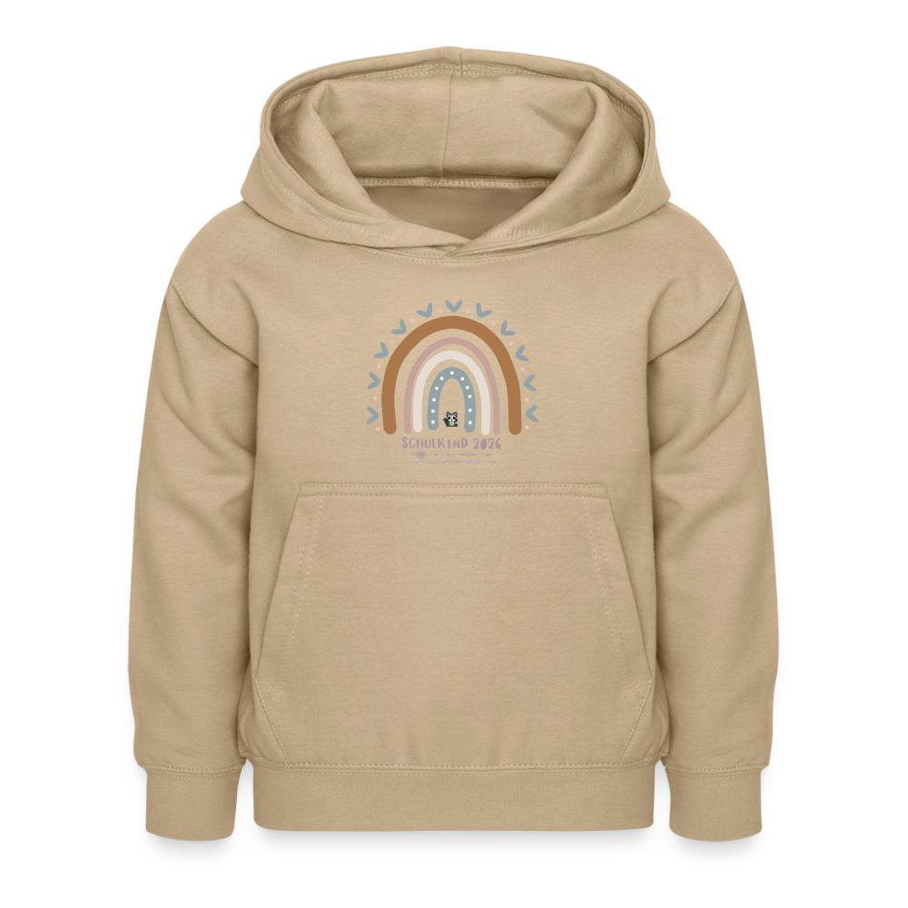Glückskrieger Hoodie – Schulkind 2026 - sand