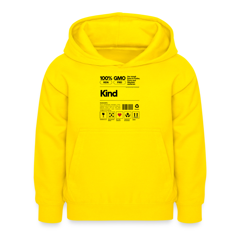Glückskrieger Hoodie – Stark & Mutig - yellow