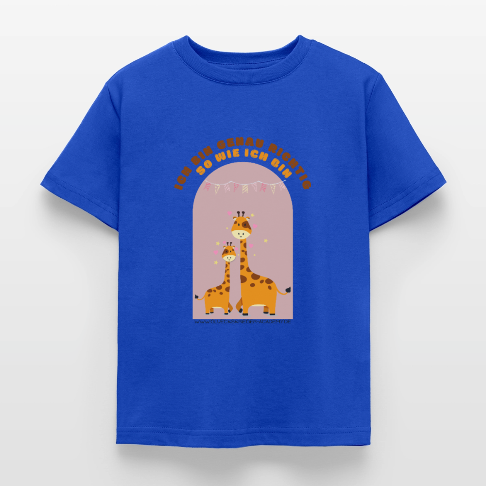 Kinder Shirt - Ich bin... - royal blue