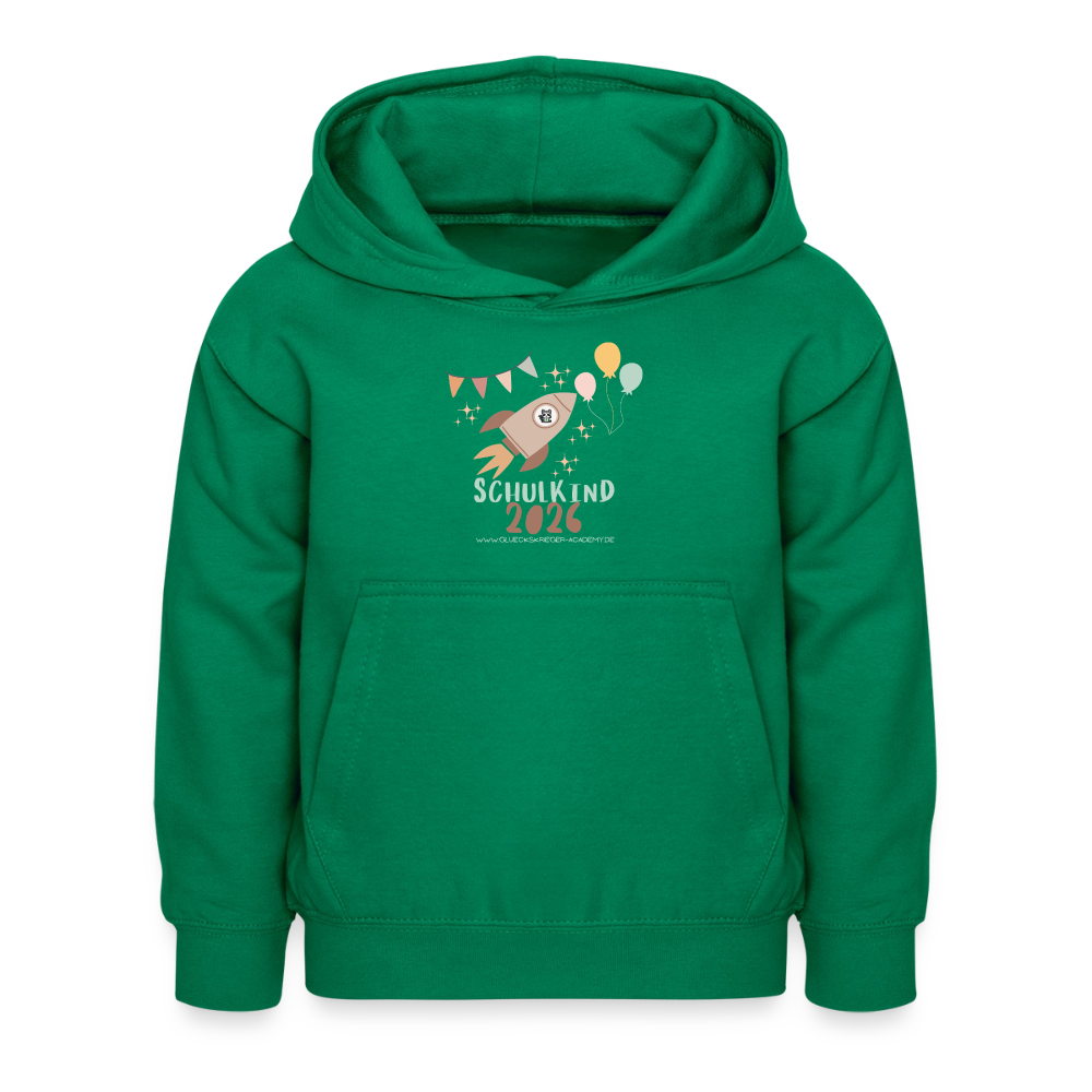 Glückskrieger Hoodie – Schulkind 2026 - kelly green