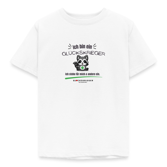 Glückskrieger Shirt – Stark für mich & andere - white